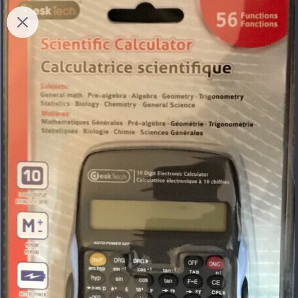 Desk Tech 56 functions scientific calculator - Picture 2 of 4